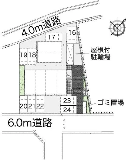 ★手数料０円★加古川市野口町坂元　月極駐車場（LP）
